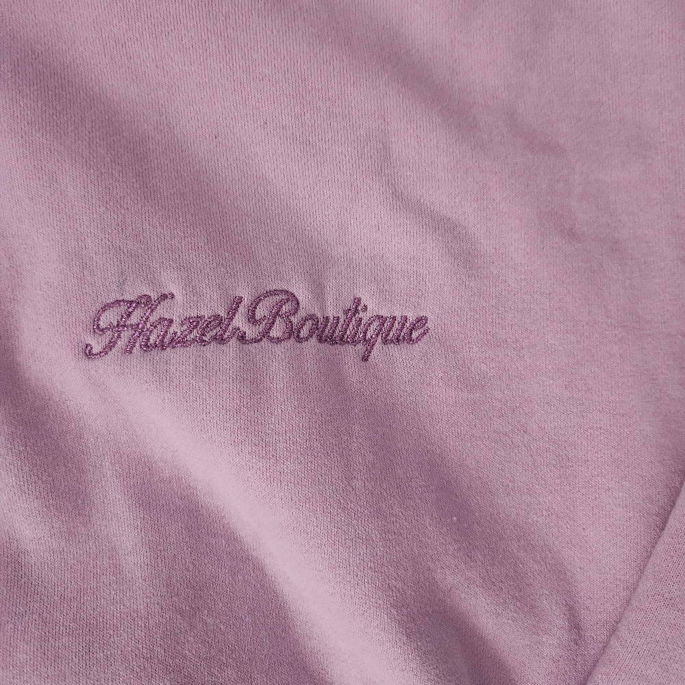 Hazel Darla Hoodie with Glitter Embroidery Logo - Picture 2 of 6